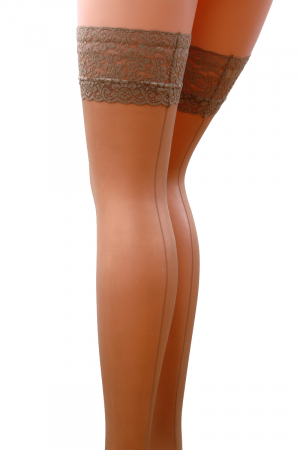 Bas couture ST022 beige 17 deniers – Passion - Lingerie Parisienne
