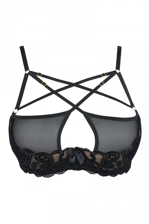 Soutien-gorge noir V-10051 – Axami - Lingerie Parisienne