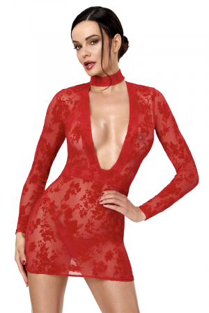 Mini robe Lovebite F415 - Noir Handmade