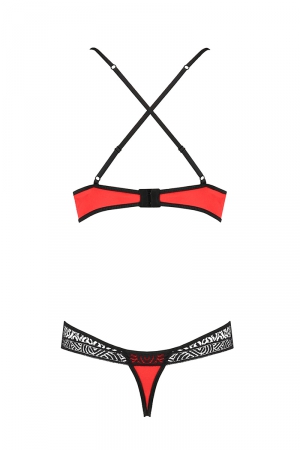 Ensemble Scarlet Bikini rouge - Lingerie Parisienne