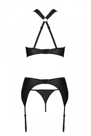 Ensemble chic Hima – Élégance – 2XL/3XL Noir - Lingerie Parisienne