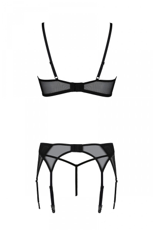 Ensemble à jarretelles Leafa - Lingerie Parisienne