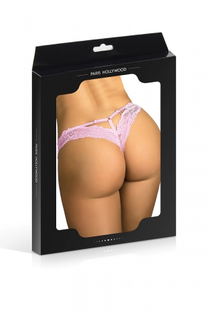String brésilien rose - Lingerie Parisienne