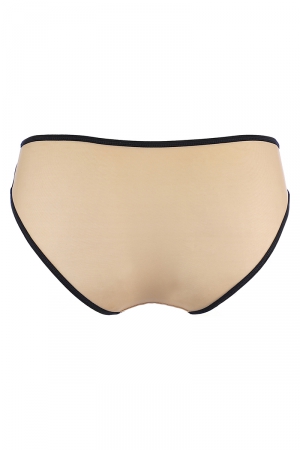 Culotte chair et fluo V-10153 - Lingerie Parisienne