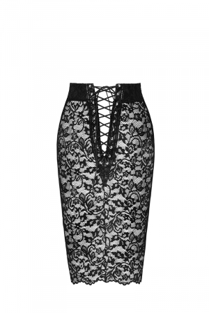 Jupe lacéee Ambivalence F302 dentelle - Lingerie Parisienne