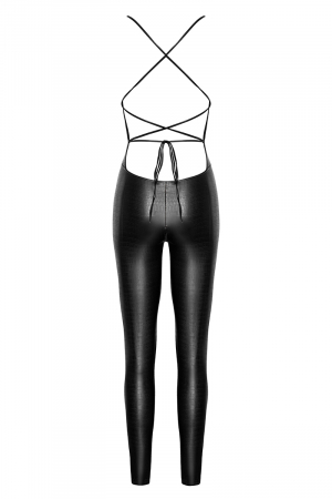 Combinaison dos nu Doux F316 brillant effet croco - Lingerie Parisienne
