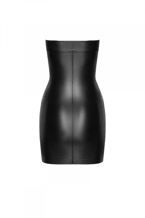 Mini robe bustier Doux F317 brillant effet croco - Lingerie Parisienne
