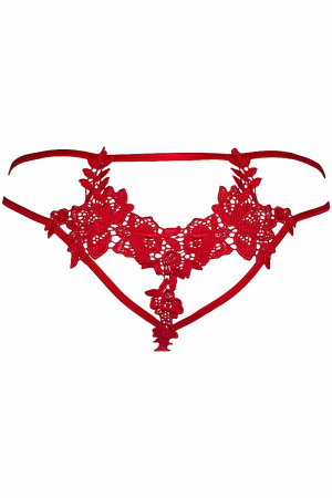 String rouge V-8868 - Lingerie Parisienne