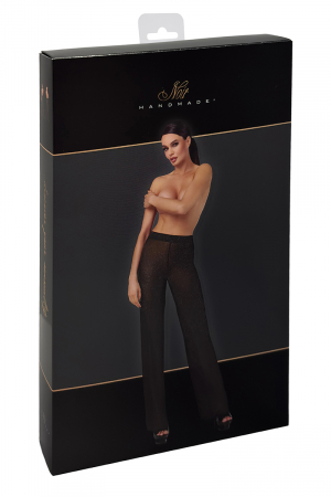 Pantalon en maille pailletée Onyx F374 - Lingerie Parisienne