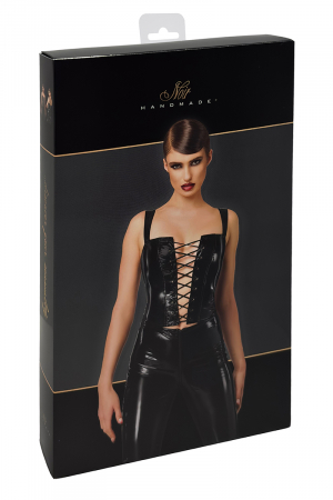 Corset en satin Elegance F379 - Lingerie Parisienne